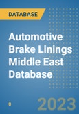 Automotive Brake Linings Middle East Database- Product Image