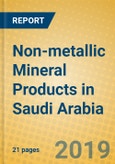 Non-metallic Mineral Products in Saudi Arabia- Product Image