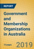 Government and Membership Organizations in Australia- Product Image
