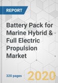 Battery Pack for Marine Hybrid & Full Electric Propulsion Market - Global Industry Analysis, Size, Share, Growth, Trends, and Forecast, 2020-2030- Product Image