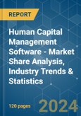 Human Capital Management Software - Market Share Analysis, Industry Trends & Statistics, Growth Forecasts 2019 - 2029- Product Image