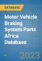 Motor Vehicle Braking System Parts Africa Database - Product Thumbnail Image