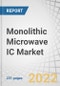 Monolithic Microwave IC (MMIC) Market by Component (Power Amplifiers, LNA, Switches), Material Type (GaAs, InP, GaN), Frequency Band (Ka, S, X), Technology (MESFET, HEMT), Application (Automotive, A&D) and Geography - Global Forecast to 2027 - Product Thumbnail Image