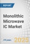 Monolithic Microwave IC (MMIC) Market by Component (Power Amplifiers, LNA, Switches), Material Type (GaAs, InP, GaN), Frequency Band (Ka, S, X), Technology (MESFET, HEMT), Application (Automotive, A&D) and Geography - Global Forecast to 2027 - Product Thumbnail Image