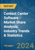 Contact Center Software - Market Share Analysis, Industry Trends & Statistics, Growth Forecasts 2019 - 2029- Product Image