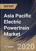 Asia Pacific Electric Powertrain Market By Electric Vehicle Type (BEV and HEV/PHEV), By Component (Battery, Transmission, Converter, Power Electronics Controller, On-board Charger, Motor/Generator and Others), By Country, Industry Analysis and Forecast, 2020 - 2026- Product Image