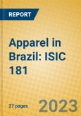 Apparel in Brazil: ISIC 181- Product Image