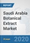 Saudi Arabia Botanical Extract Market: Prospects, Trends Analysis, Market Size and Forecasts up to 2025 - Product Thumbnail Image