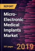 Micro-Electronic Medical Implants Market to 2027- Global Analysis and Forecasts By Product By Technology, By Material By Application, By End User and Geography- Product Image