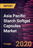 Asia Pacific Starch Softgel Capsules Market Forecast to 2027 - Covid-19 Impact and Regional Analysis by Application (Pharmaceutical, Health Supplements, Others); Distribution Channel (Supermarket and Hypermarket, Pharmacy and Drugstore, Online Provider); and Country- Product Image