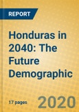Honduras in 2040: The Future Demographic- Product Image