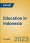 Education in Indonesia: ISIC 80 - Product Image
