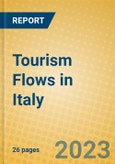 Tourism Flows in Italy- Product Image
