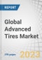 Global Advanced Tires Market by Type (Pneumatic, Run-Flat, Airless), Technology (Self-Inflating, Chip-Embedded, Multi-Chamber, All-in-One, Self-Sealing), Vehicle (ICE, Electric, Hybrid, Off-Highway), Niche Technology, Material & Region - Forecast to 2030 - Product Image