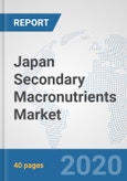 Japan Secondary Macronutrients Market: Prospects, Trends Analysis, Market Size and Forecasts up to 2025- Product Image