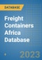 Freight Containers Africa Database - Product Image