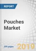 Pouches Market by Type (Stand-Up, Flat, Rollstock), Material (Plastic Films, Aluminum Foil, Paper, Bioplastics), Treatment Type (Standard, Aseptic, Retort, Hot-Filled), Pouch Weight, Sealer, Application, and Region - Global Forecast to 2024- Product Image