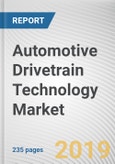 Automotive Drivetrain Technology Market by Vehicle Type and Technology Type: Global Opportunity Analysis and Industry Forecast, 2019-2030- Product Image