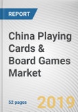 China Playing Cards & Board Games Market by Product Type and Competition Type: Opportunity Analysis and Industry Forecast, 2018-2025- Product Image