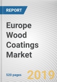 Europe Wood Coatings Market by Resin Type, Technology and Application: Opportunity Analysis and Industry Forecast, 2019-2026- Product Image
