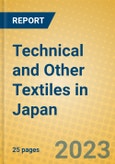 Technical and Other Textiles in Japan- Product Image