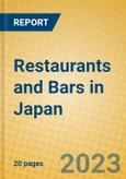 Restaurants and Bars in Japan- Product Image