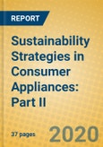 Sustainability Strategies in Consumer Appliances: Part II- Product Image