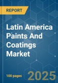 Latin America Paints and Coatings Market - Growth, Trends, COVID-19 Impact, and Forecasts (2022 - 2027)- Product Image