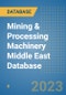 Mining & Processing Machinery Middle East Database - Product Thumbnail Image