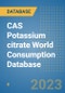 CAS Potassium citrate World Consumption Database - Product Image