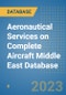 Aeronautical Services on Complete Aircraft Middle East Database - Product Thumbnail Image