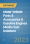 Motor Vehicle Parts & Accessories & Gasoline Engines Middle East Database - Product Image