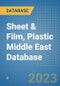 Sheet & Film, Plastic Middle East Database - Product Image