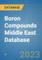 Boron Compounds Middle East Database - Product Image