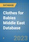 Clothes for Babies Middle East Database - Product Image