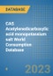 CAS Acetylenedicarboxylic acid monopotassium salt World Consumption Database - Product Image