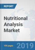 Nutritional Analysis Market: Global Industry Analysis, Trends, Market Size, and Forecasts up to 2025- Product Image