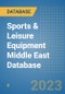 Sports & Leisure Equipment Middle East Database - Product Thumbnail Image