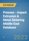 Presses - Impact Extrusion & Metal Sintering Middle East Database - Product Thumbnail Image