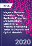Magnetic Nano- and Microwires. Design, Synthesis, Properties and Applications. Edition No. 2. Woodhead Publishing Series in Electronic and Optical Materials- Product Image