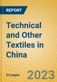 Technical and Other Textiles in China- Product Image