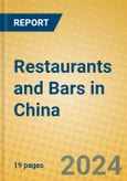 Restaurants and Bars in China- Product Image