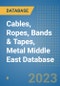 Cables, Ropes, Bands & Tapes, Metal Middle East Database - Product Image