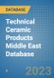 Technical Ceramic Products Middle East Database - Product Thumbnail Image