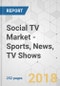 Social TV Market - Sports, News, TV Shows) Global Industry Analysis, Size, Share, Growth, Trends, and Forecast 2018-2026 - Product Thumbnail Image