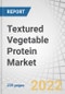 Textured Vegetable Protein Market by Type (Slices, Chunks, Flakes, and Granules), Source (Soy, Wheat, and Pea), Application (Meat Alternatives, Cereals & Snacks), Form (Dry and Wet), Nature and Region - Global Forecast to 2027 - Product Image