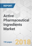 Active Pharmaceutical Ingredients Market - Global Industry Analysis, Size, Share, Growth, Trends, and Forecast 2018-2026- Product Image