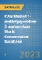 CAS Methyl 1-methylpiperidine-3-carboxylate World Consumption Database - Product Image