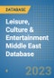 Leisure, Culture & Entertainment Middle East Database - Product Image