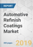 Automotive Refinish Coatings Market - Global Industry Analysis, Size, Share, Growth, Trends, and Forecast 2018-2026- Product Image